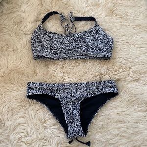 Black, white and gray Lululemon bikini